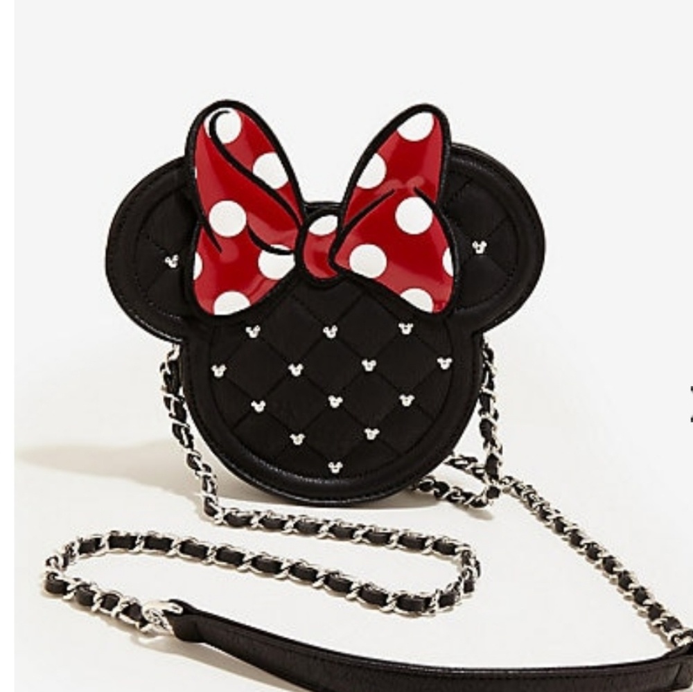 Loungefly Disney Quilted Minnie Mouse Crossbody